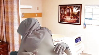 indonesian hijab virgin nurse fucked hard 